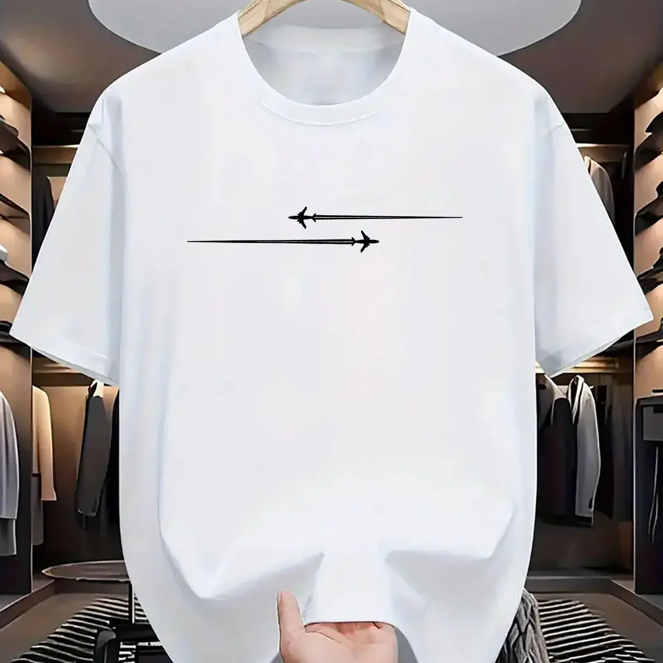 Airplanes Sideways Short Sleeve T-shirt for Men