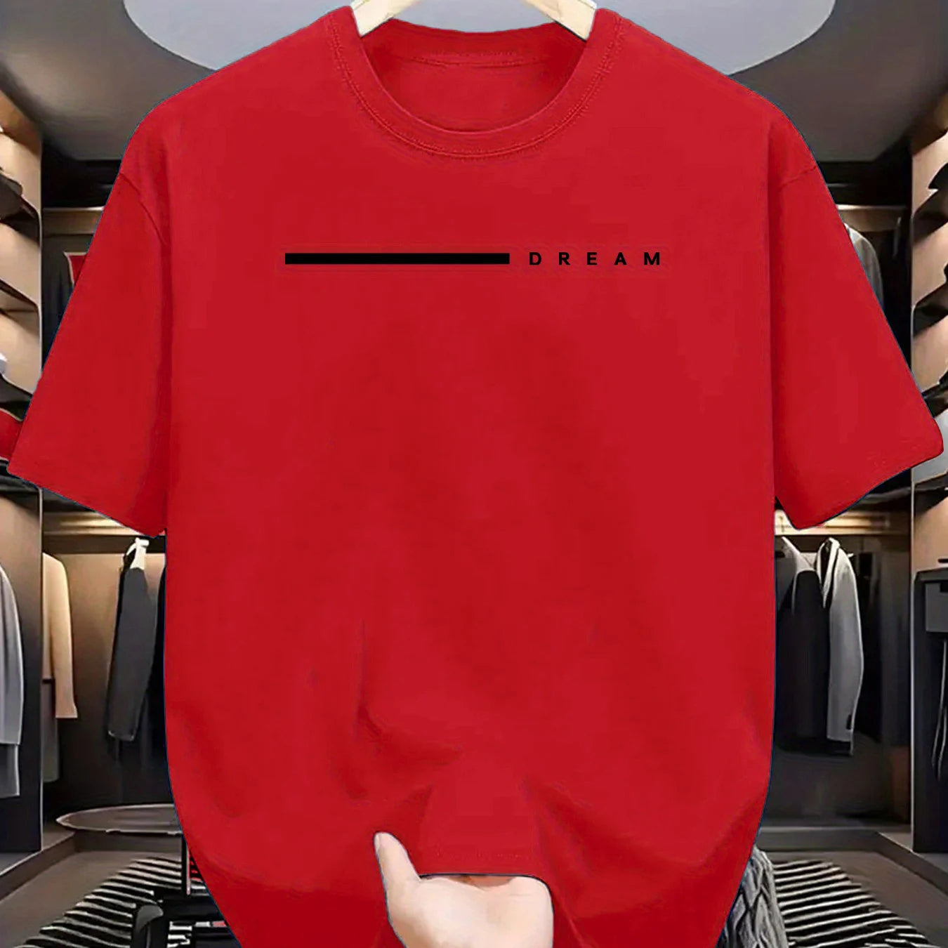Dream letter Short Sleeve T-shirt for Men