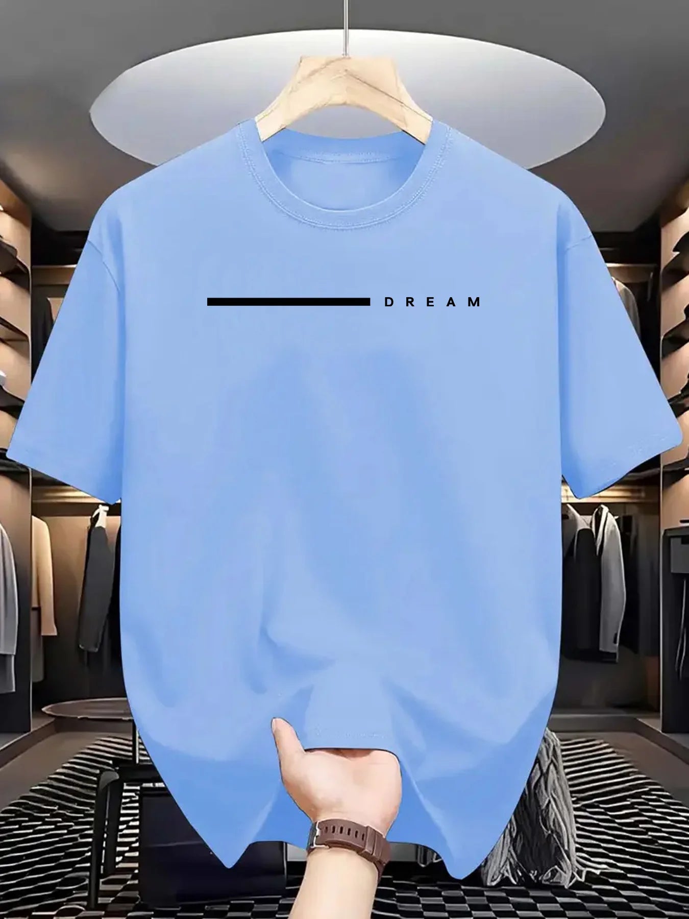 Dream letter Short Sleeve T-shirt for Men