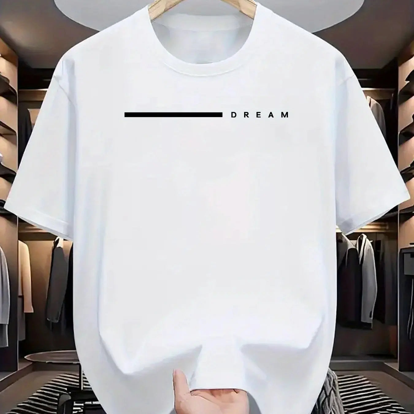 Dream letter Short Sleeve T-shirt for Men