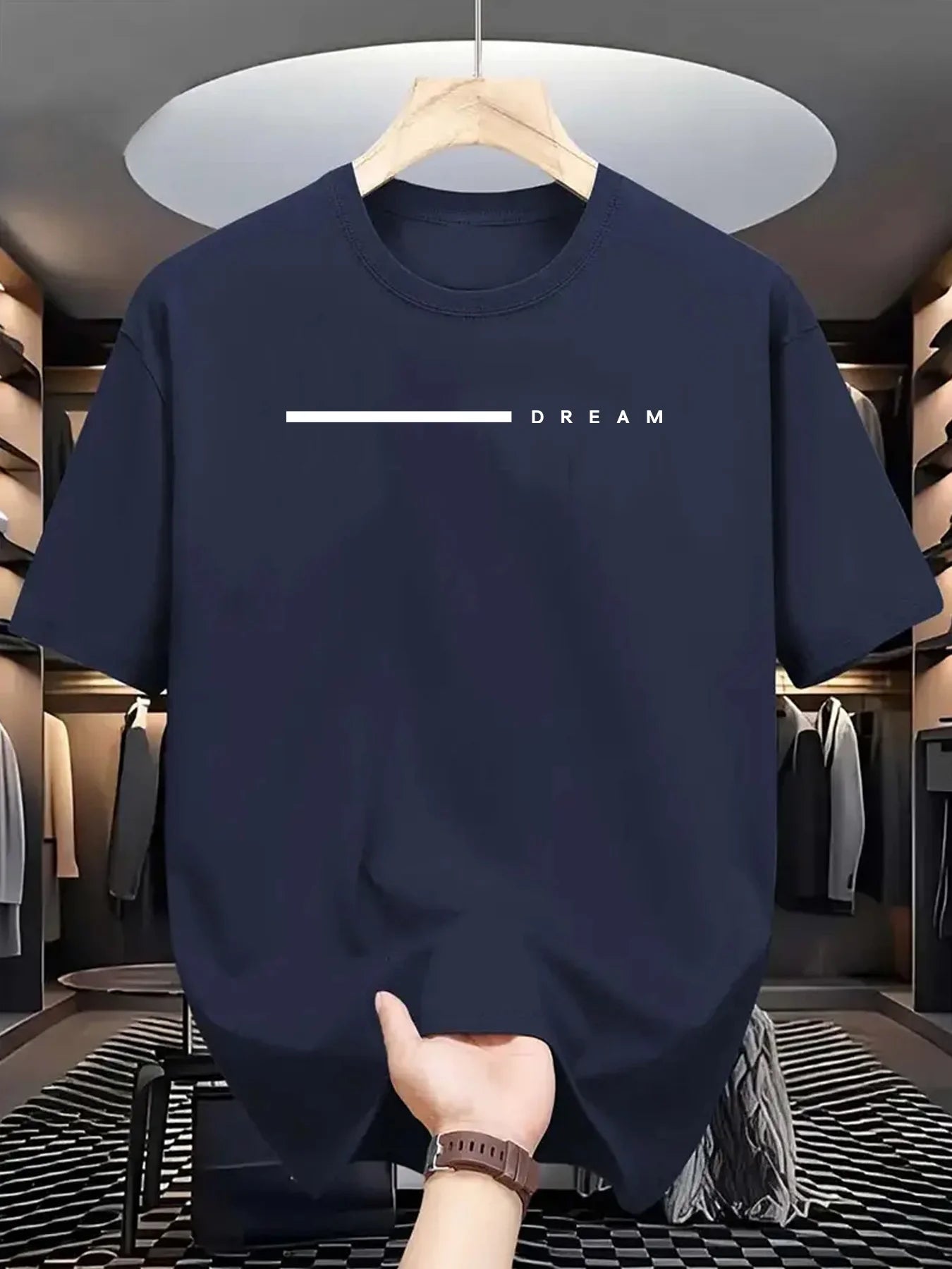 Dream letter Short Sleeve T-shirt for Men