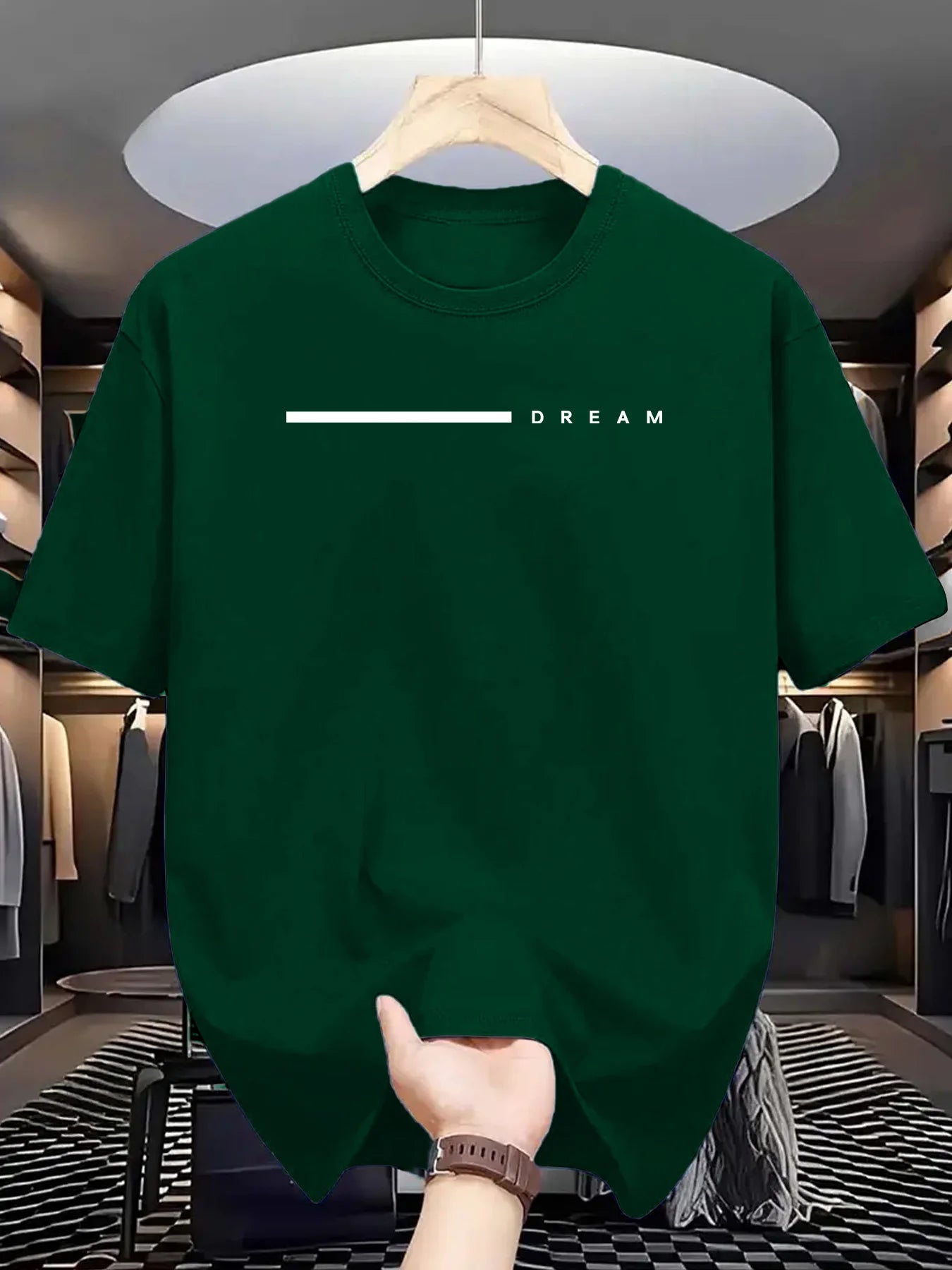 Dream letter Short Sleeve T-shirt for Men