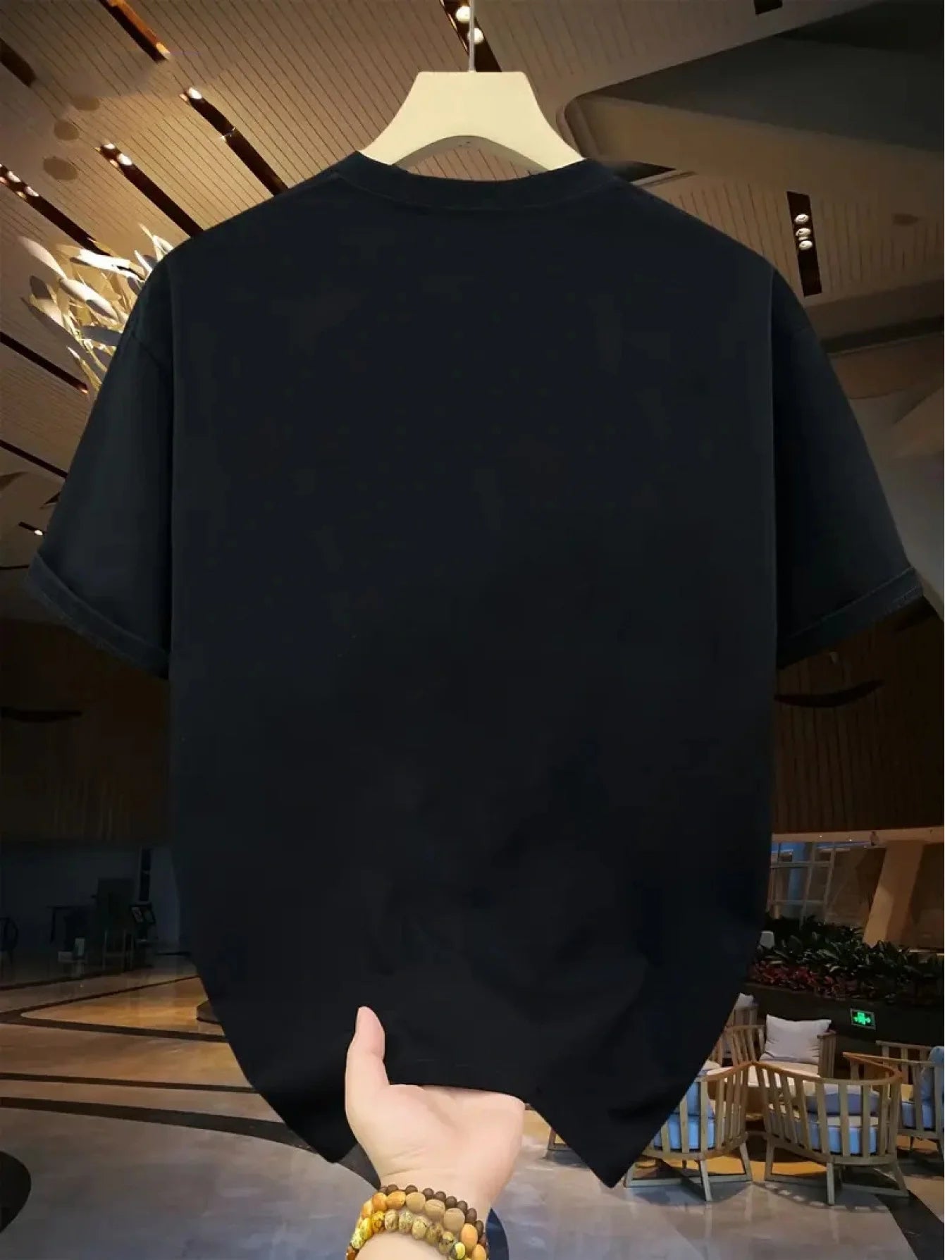 Airplane Flight Track Short Sleeve T-shirt for Men