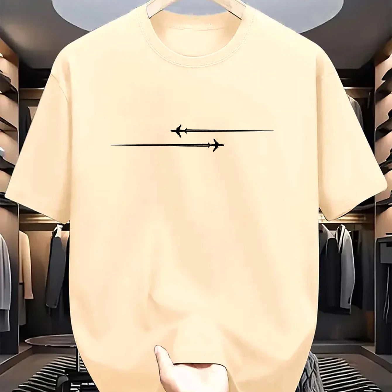 Airplanes Sideways Short Sleeve T-shirt for Men