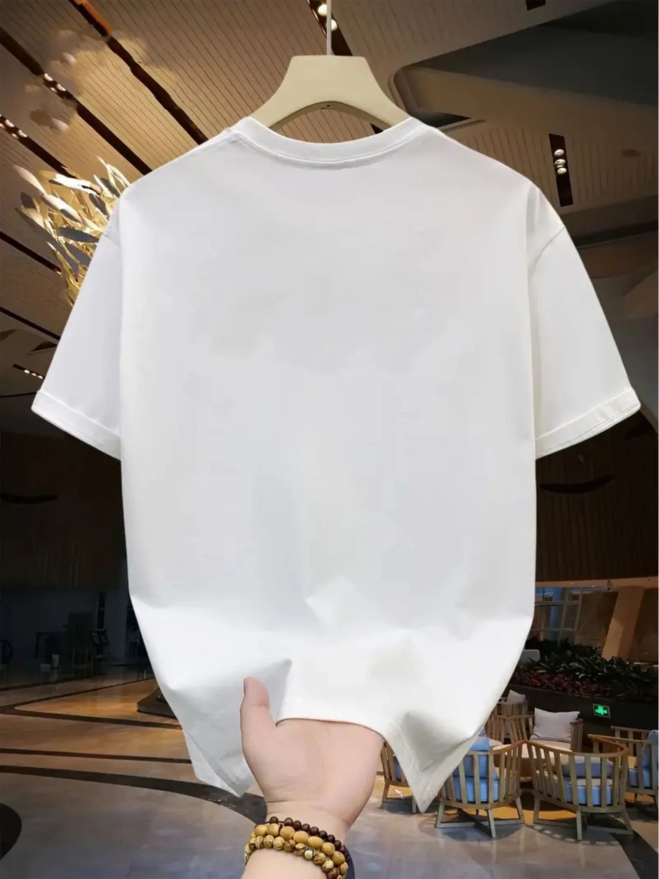 Airplane Flight Track Short Sleeve T-shirt for Men