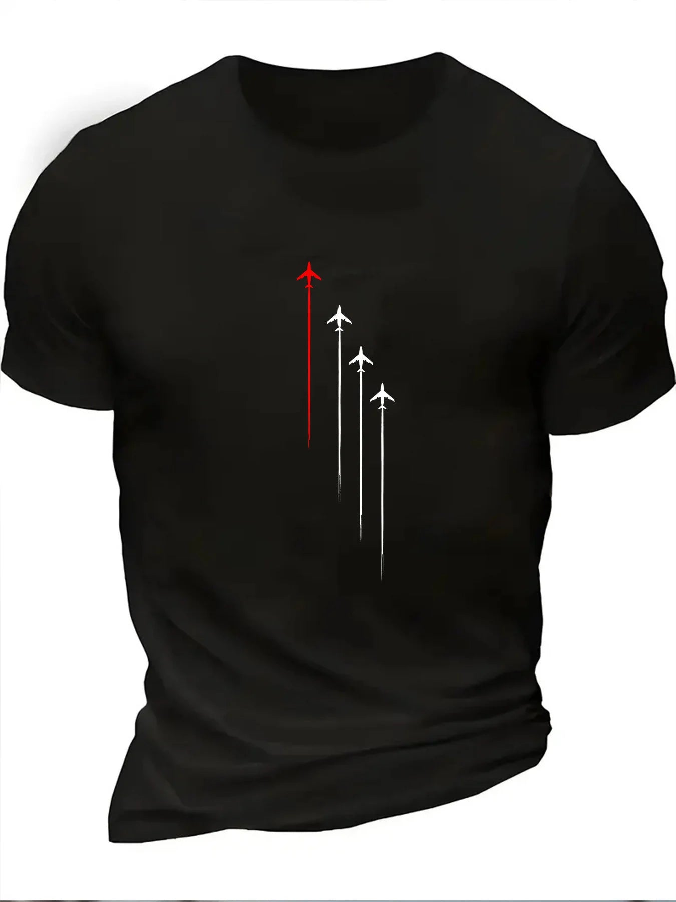 Airplane Up Short Sleeve T-shirt for Men