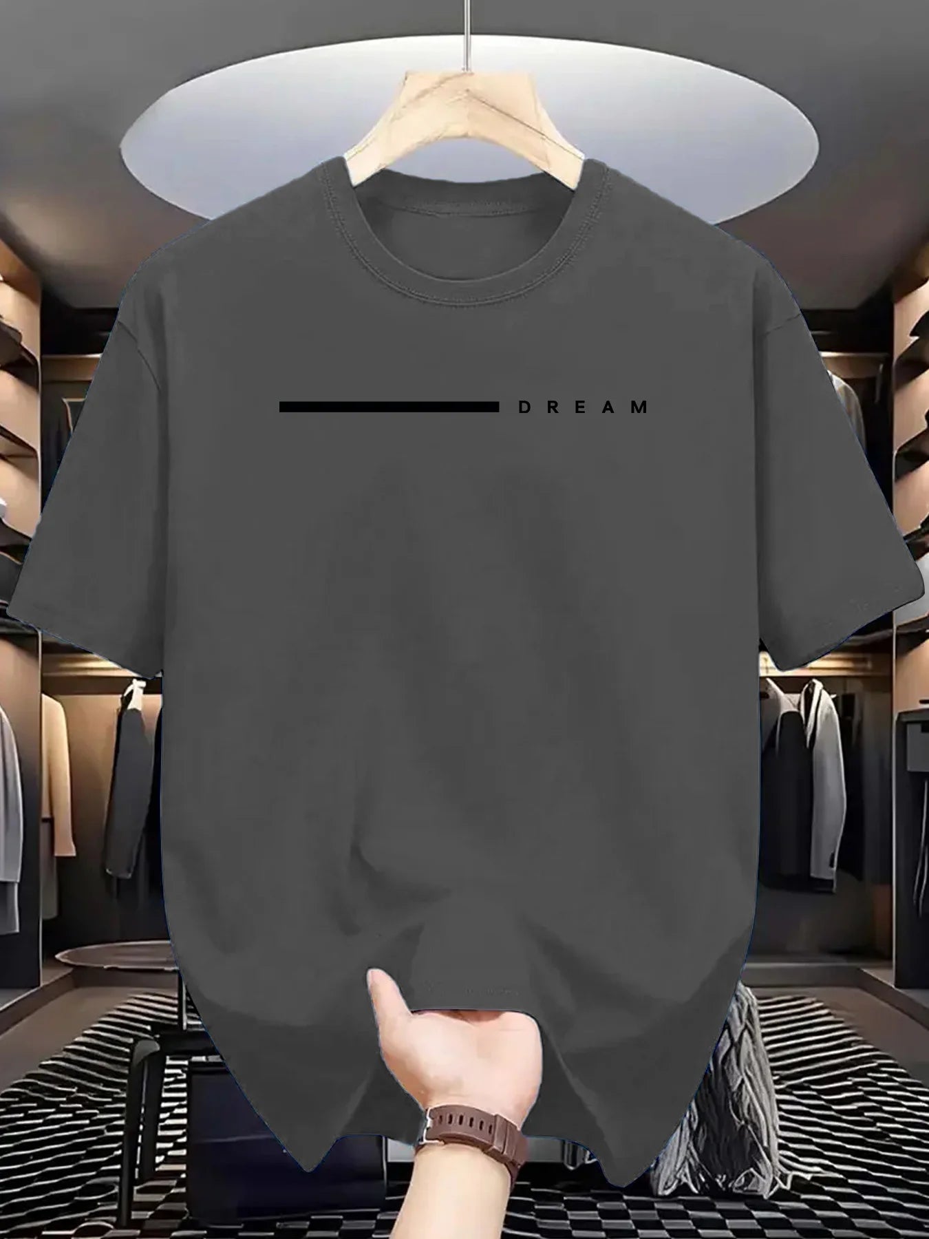 Dream letter Short Sleeve T-shirt for Men