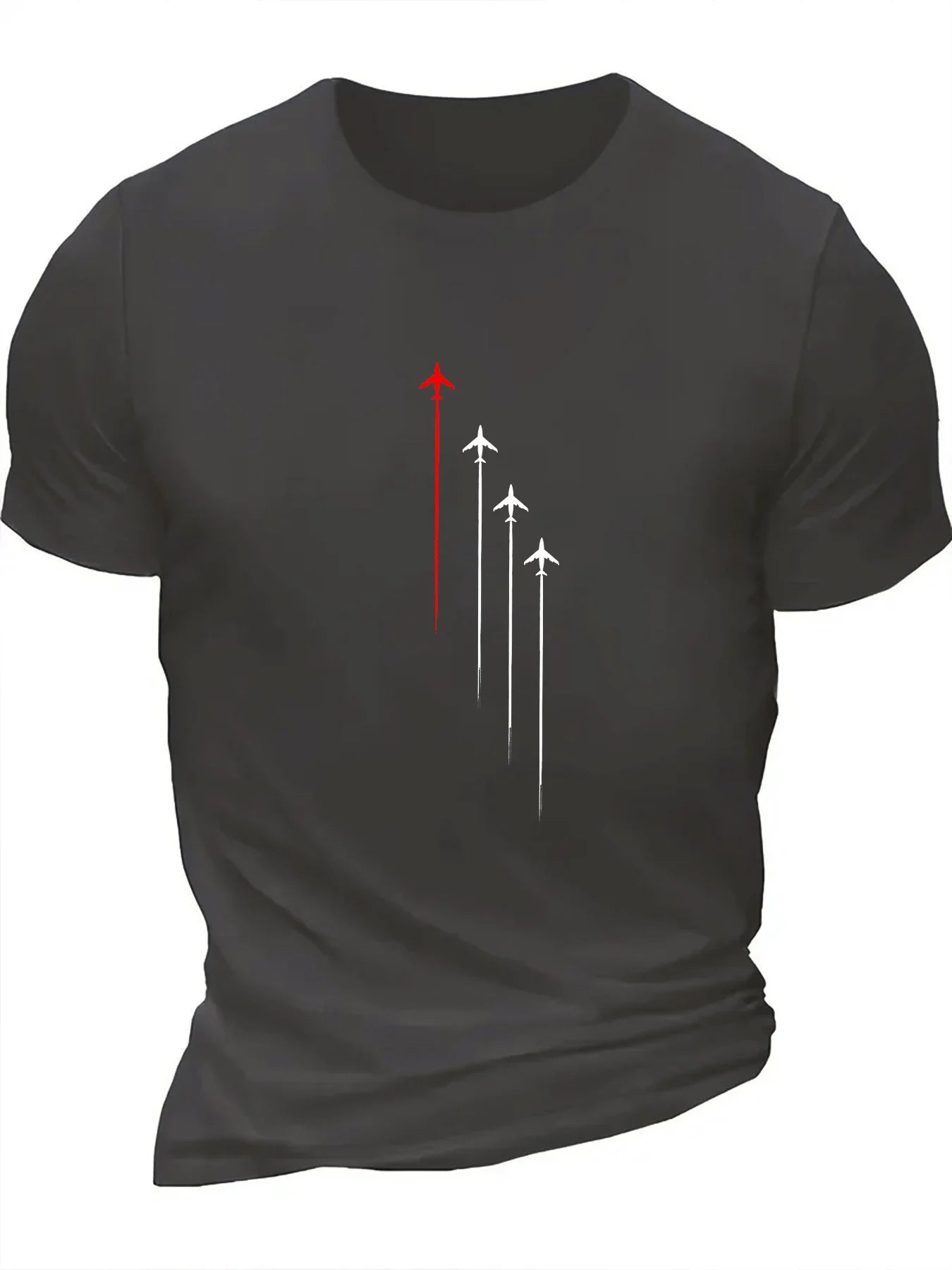 Airplane Up Short Sleeve T-shirt for Men